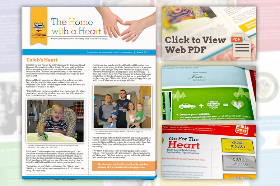 Ronald McDonald House of Indiana, Spring 2013 Newsletterg.